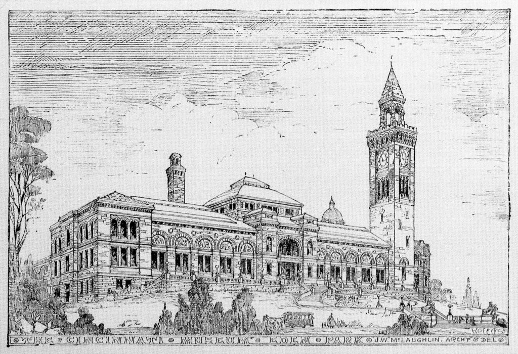 etching of building