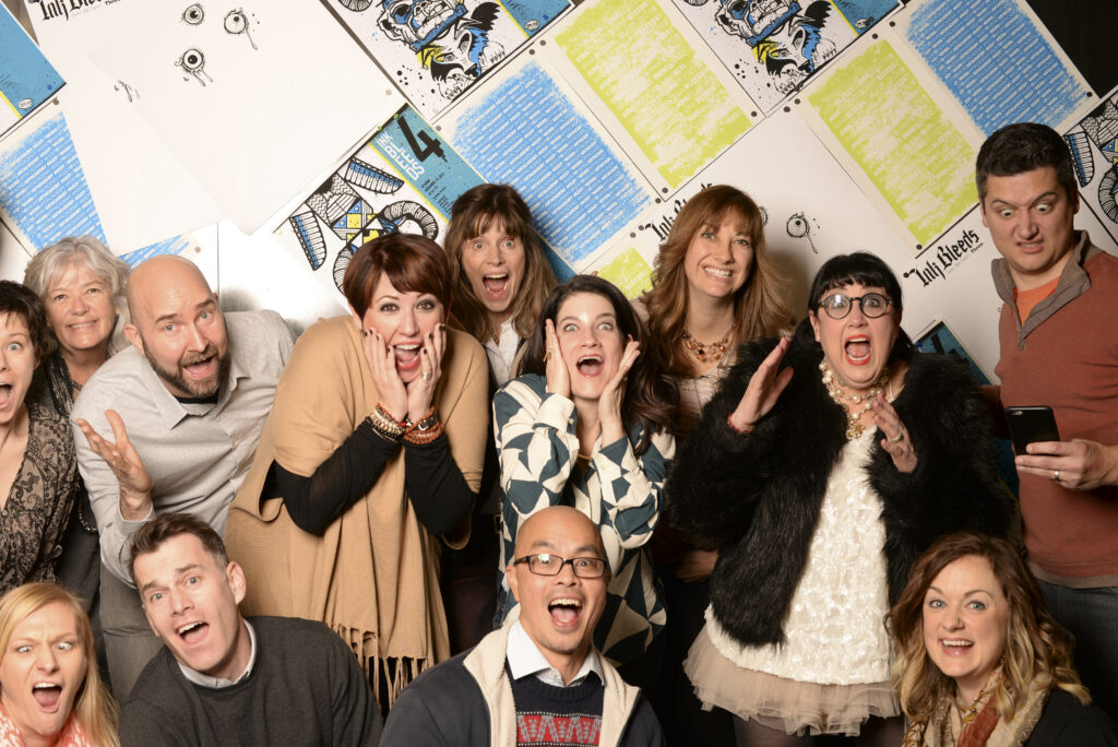 group of teachers posing for photo