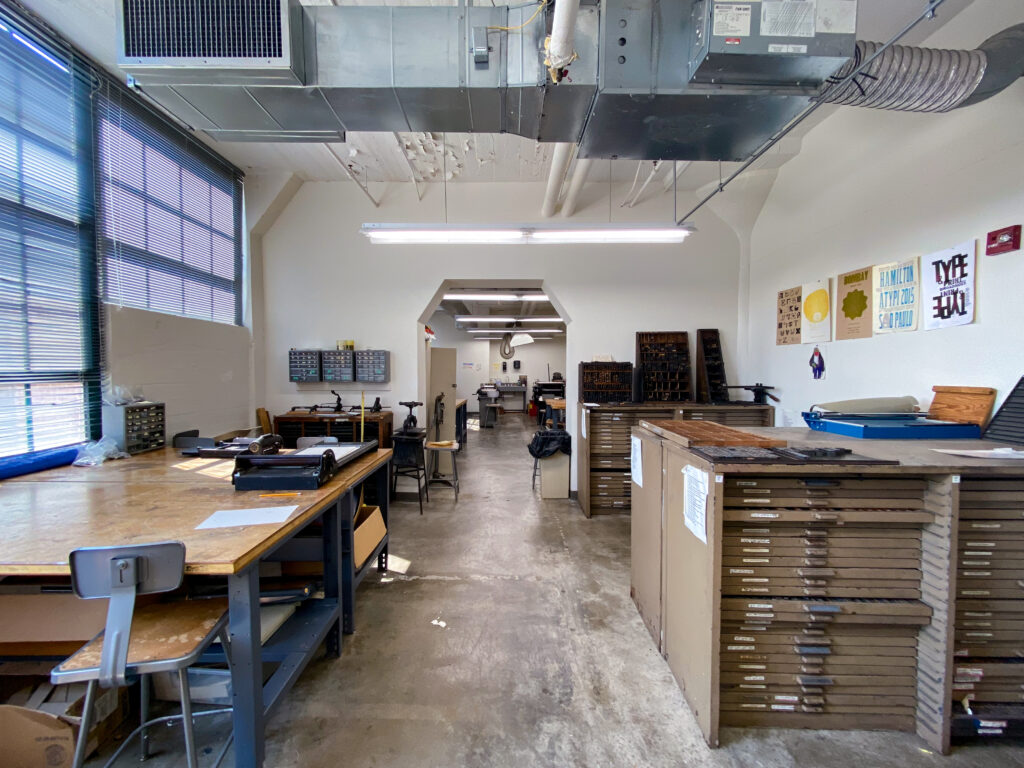 photograph of print lab