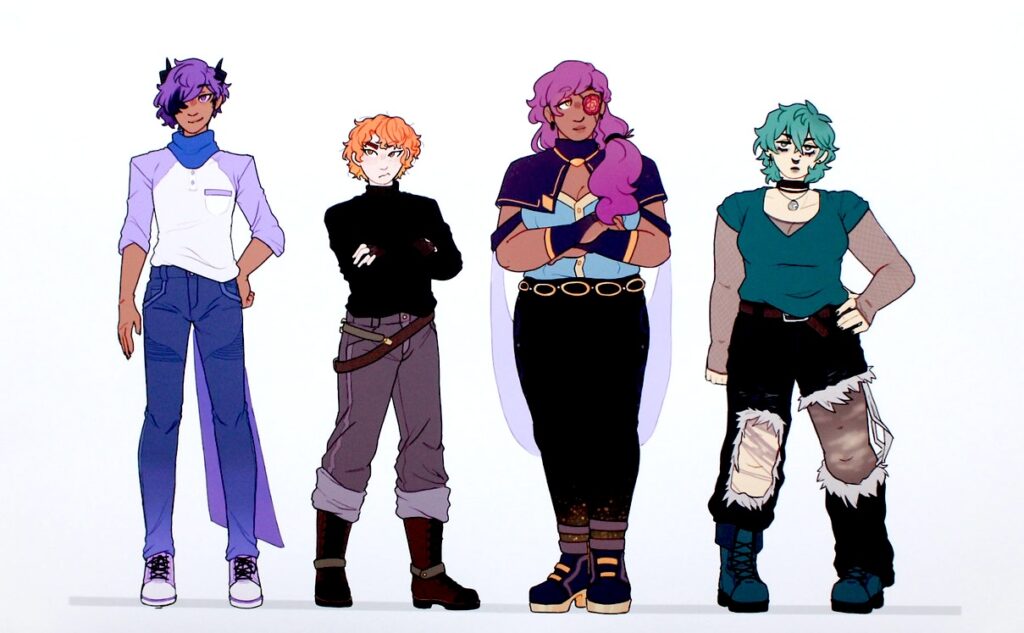 Various character designs