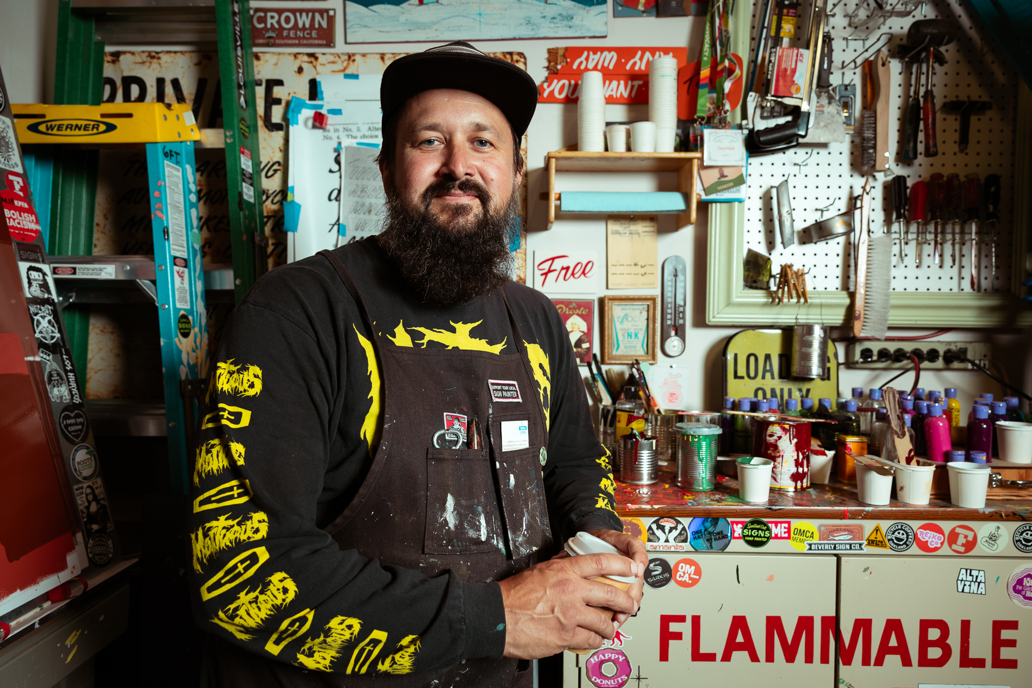Tony Fizell '05 Art Academy Alum and Sign Painter