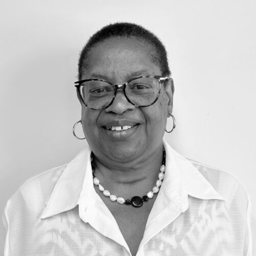 black and white photo of Georgette Wilson